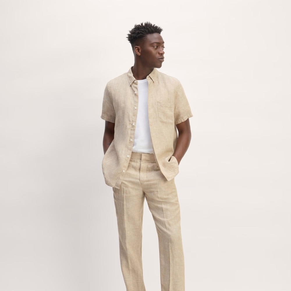 NWT Everlane The Linen Trouser